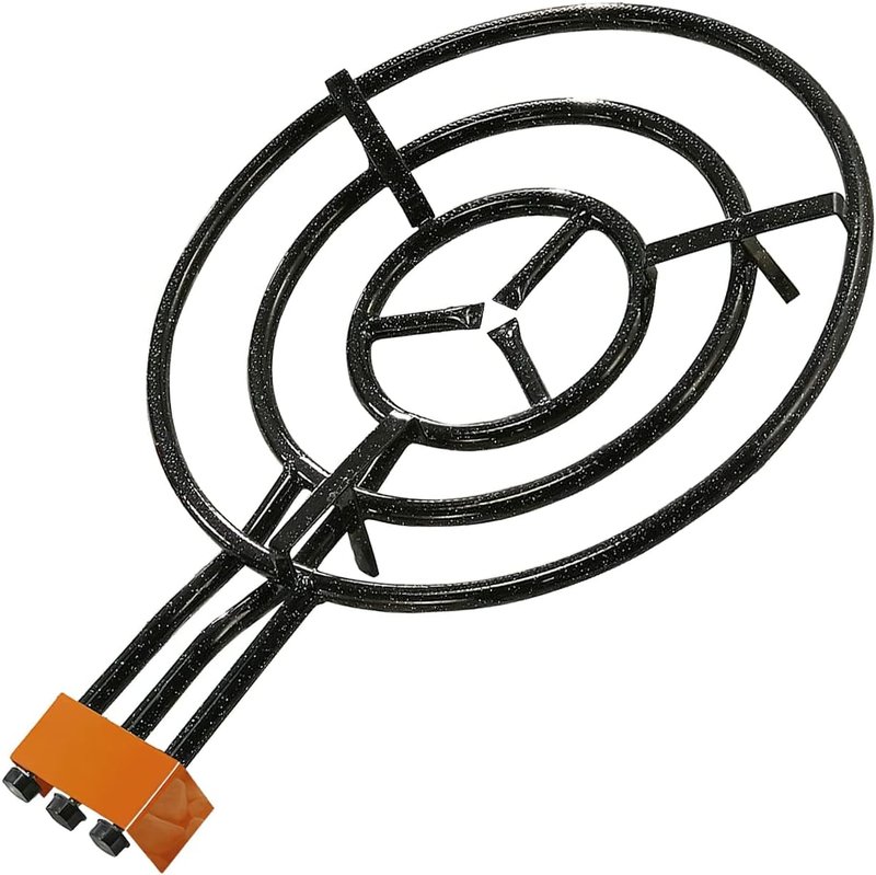 Packshot Garcima paellero gas butano 600 mm con quemador concéntrico sobre fondo blanco