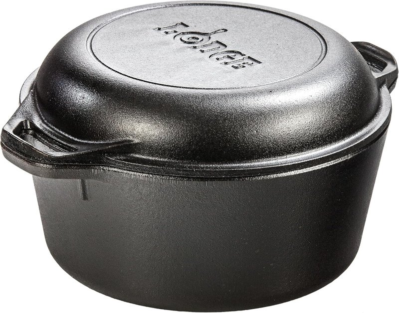 Lodge Enameled Dutch Oven 4,7 L de hierro fundido esmaltado vista lateral